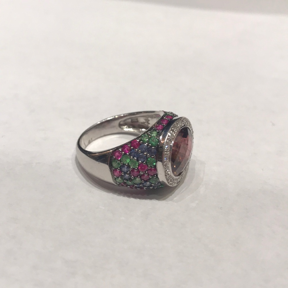 Quartz Diamond Ring - Picture 3 of 7